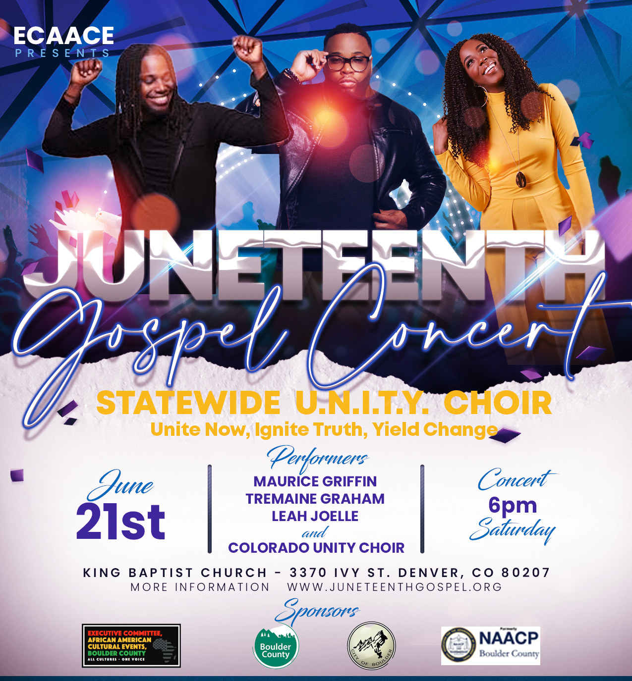 Juneteenth flyer w Sponsors